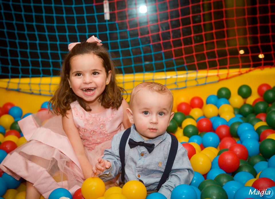  1º Aninho Arthur e Sofia 5 anos