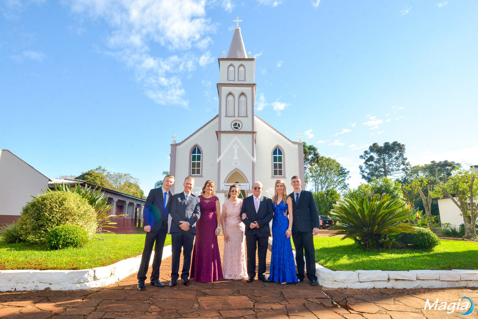 Bodas de Ouro Fábio e Iraci e Bodas de Prata Volmir e Márcia